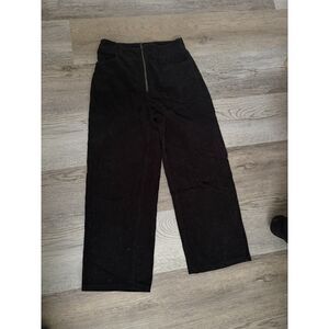 Black corduroy pants
